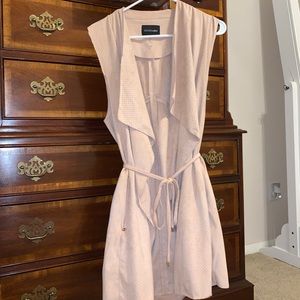 Suede vest